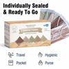 Picture of WECARE Disposable Face Mask Individually Wrapped - 50 Pack, Assorted Earth Tone Print Masks - 3 Ply