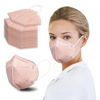 Picture of KN95 Face Masks 50 Pcs, 5-Ply Protection Dusty Rose KN95 Mask, Disposable Face Masks for Adults