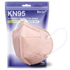 Picture of KN95 Face Masks 50 Pcs, 5-Ply Protection Dusty Rose KN95 Mask, Disposable Face Masks for Adults