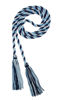 Picture of Graduation Honor Cord - Navy/LT Blue/White - Every School Color Available - Made in USA - by Tassel Depot