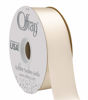 Picture of Offray Berwick 1.5" Wide Double Face Satin Ribbon, Cream Ivory, 50 Yds