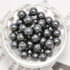 Picture of NCB 100pcs Original Natural Stone Beads Gemstone Round Loose Beads 6mm 8mm 10mm (Black Hematite, 6mm 100Beads)