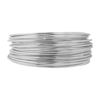 Picture of Mandala Crafts 12 14 16 18 20 22 Gauge Anodized Jewelry Making Beading Floral Colored Aluminum Craft Wire (8 Gauge, Silver)