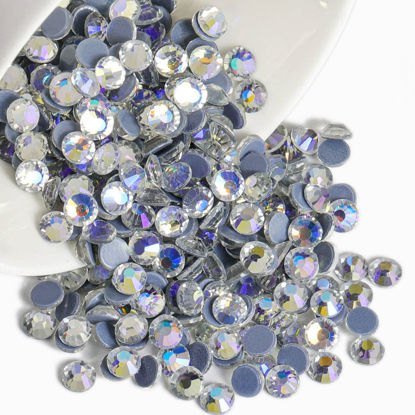 Picture of Beadsland Hotfix Rhinestones, 2880pcs Flatback Crystal Rhinestones for Crafts Clothes DIY Decorations, Starry Sky, SS8, 2.3-2.5mm