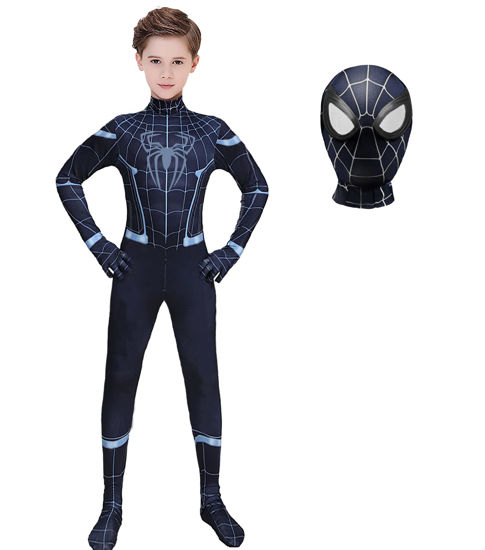 Picture of Kids Superhero Costume Suits 3D Style Halloween Cosplay Bodysuit for Boys and Girls