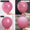 Picture of PartyWoo Retro Mauve Balloons, 140 pcs Opera Mauve Balloons Different Sizes Pack of 18 Inch 12 Inch 10 Inch 5 Inch for Balloon Garland, Birthday Decorations, Party Decorations, Baby Shower Decorations