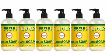 Picture of Mrs. Meyer's Hand Soap, Made with Essential Oils, Biodegradable Formula, Honeysuckle, 12.5 fl. oz - Pack of 6