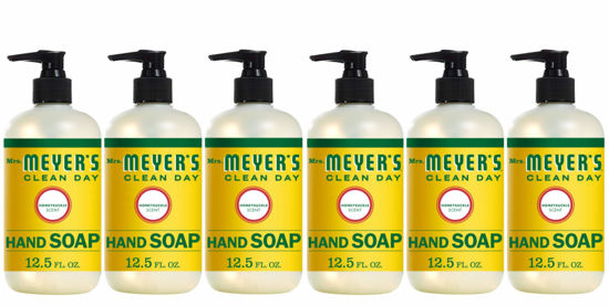 Picture of Mrs. Meyer's Hand Soap, Made with Essential Oils, Biodegradable Formula, Honeysuckle, 12.5 fl. oz - Pack of 6