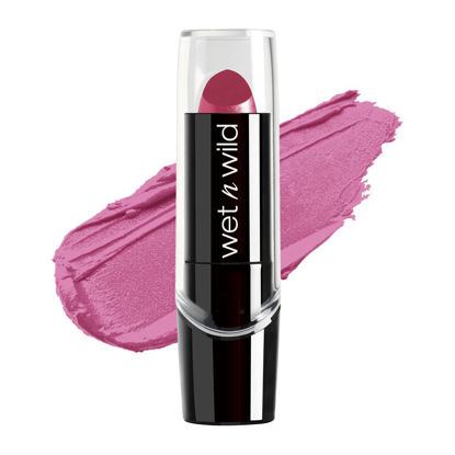 Picture of wet n wild Silk Finish Lipstick| Hydrating Lip Color| Rich Buildable Color| Light Berry Frost Pink