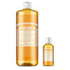 Picture of Dr. Bronner's Pure-Castile Liquid Soap - Citrus Bundle. 32 oz. Bottle and 2 oz. Travel Bottle