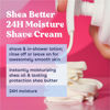 Picture of eos Shea Better Shaving Cream- Lavender, Women's Shave Cream, Skin Care, Doubles as an In-Shower Lotion, 24-Hour Hydration, 7 fl oz, 3-Pack