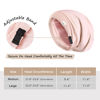 Picture of YANIBEST Silk Satin Bonnet Hair Wrap for Sleeping - Adjustable Stay on Silk Lined Slouchy Beanie Hat for Curly Hair and Braids Pink