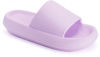 Picture of Joomra Shower Slippers for Women Massage Foam Pillow House Shower Bath Bathroom Home Platform Sandals Cushion Slipers Slides for Ladies Female Sandles Purple 39-40