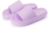 Picture of Joomra Shower Slippers for Women Massage Foam Pillow House Shower Bath Bathroom Home Platform Sandals Cushion Slipers Slides for Ladies Female Sandles Purple 39-40