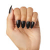 Picture of Glamnetic Press On Nails - Boba | Opaque Black Short Almond Nails, Reusable | 12 Sizes - 24 Nail Kit