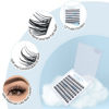 Picture of Lash Clusters 84 Pcs Cluster Lashes Eyelash Clusters DIY Cluster Eyelash Extensions Individual Lashes Thin Band & Soft(Mist,D-8-16mix)