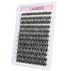 Picture of Lash Clusters Extensions 240pcs 40D DIY Eyelash Extension Long Individual Lashes Natural Look Faux Mink Cluster Lashes C Curl Mixed Length (40D-0.07C-9-16mm)