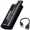 Picture of BlueAVS HDMI to USB Video Capture Card 1080P for Live Video Streaming Record via DSLR Camcorder Action Cam (Black)