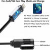 Picture of Wahbite AMI MMI MDI Aux Interface Adapter Cord for iPhone 13 12 11 Xs Max XR X 8 7 6 Compatible with Audi A3/A4/A5/A6/A8/S4/S6/S8/TT, Car Audio Charging Dongle Compatible for VW Tiguan CC Magotan