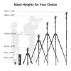 Picture of SmallRig 71" Camera Tripod, Foldable Aluminum Tripod & Monopod, 360°Ball Head Detachable, Payload 33lb, Adjustable Height from 16" to 71" for Camera, Phone-3935