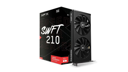Picture of XFX Speedster SWFT210 Radeon RX 7600 Graphics Card with 8GB GDDR6 HDMI 3xDP, AMD RDNA 3 RX-76PSWFTFY