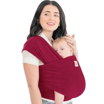 Picture of KeaBabies Baby Wrap Carrier - All in 1 Original Breathable Baby Sling, Lightweight,Hands Free Baby Carrier Sling, Baby Carrier Wrap, Baby Carriers for Newborn,Infant, Baby Wraps Carrier(Royal Magenta)