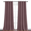 Picture of NICETOWN Dry Rose Blackout Curtains 102" Long for Office, Dining Room, Guest Room, 55" Wide, 2 Pieces, Sound Reducing Heat and Cold Block Curtain Panels for Modern Room Decorative
