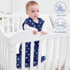 Picture of Yoofoss Baby Sleep Sack 0-6 Months Baby Wearable Blanket 100% Cotton 2-Way Zipper TOG 0.5 Toddler Sleeping Sack 3 Pack, Comfy Soft Lightweight Sleep Sacks for Babies(Small)