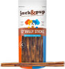 Picture of Jack&Pup Thick Bully Sticks 12 Inch Premium Dog Bully Sticks for Large Dogs Aggressive Chewers - All Natural Bully Sticks Odor Free 12" Large Bully Sticks, Long Lasting Dog Chews Bully Stick (5 Pack)