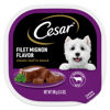 Picture of CESAR Soft Wet Dog Food Classic Loaf in Sauce Filet Mignon Flavor, (24) 3.5 oz. Easy Peel Trays