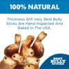 Picture of Best Bully Sticks All-Natural Premium 6 Inch Jumbo Bully Sticks for Large Dogs - USA Baked & Packed - 100% Grass-Fed Beef - Single Ingredient Grain & Rawhide Free Dog Chews - 4 Pack