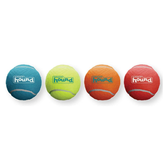 Picture of Outward Hound Squeaker Ballz Fetch Dog Toy, XS - 4 Pack