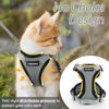 Picture of rabbitgoo Cat Harness and Leash for Walking, Escape Proof Soft Adjustable Vest Harnesses for Cats, Easy Control Breathable Reflective Strips Jacket, Grey, S(Chest: 18" - 20")