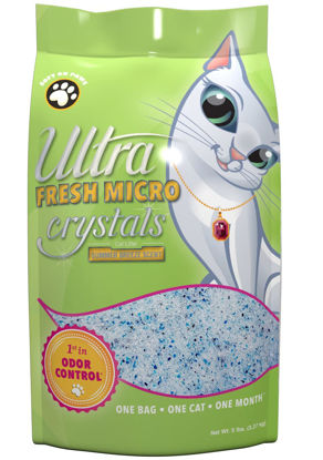 Picture of Ultra Pet Silica Gel Crystal Cat Litter- Soft-On-Paws, Superior Odor Control, Low Dust, Fresh Micro Crystals