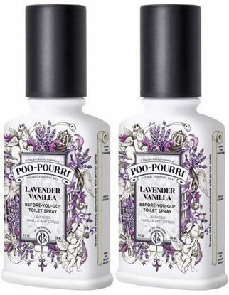 Picture of Poo-Pourri Lavender Vanilla Before You Go Spray, 4 Ounce (2 Count)