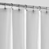 Picture of ALYVIA SPRING Waterproof Fabric Shower Curtain Liner with 3 Magnets - Soft & Light-Weight, Hotel Quality & Machine Washable - Standard Size 70x72, White