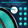 Picture of SUNLU 3D Printer Filament, Neatly Wound PLA Meta Filament 1.75mm, Toughness, Highly Fluid, Fast Printing for 3D Printer, Dimensional Accuracy +/- 0.02 mm (2.2lbs), 330 Meters, 1 KG Spool, Sky Blue