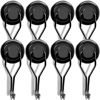 Picture of LOVIMAG 110LBS Magnetic Hooks Heavy Duty, Black Swivel Swing Magnet Hooks Strong Magnetic Hooks, Magnetic Hooks Cruise for Hanging, Grill, Refrigerator, Ceiling, Kitchen, Locker, Garage-8 Pack