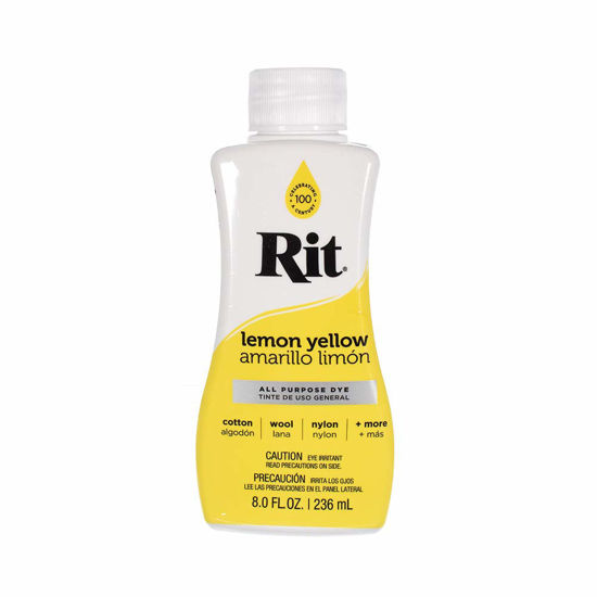 Picture of Rit Dye Liquid - Wide Selection of Colors - 8 Oz. (Lemon Yellow)