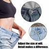 Picture of TOOVREN [Upgraded] 8 Sets Button Pins for Jeans No Sew, Pant Button Pins Adjustable Replacement Clips Adjuster Snap, No Tools Require Reduce Too Big Pants Waist Size Instant Make Tighter-Silver