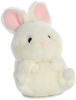 Picture of Aurora® Round Rolly Pet™ Bunbun Bunny™ Stuffed Animal - Adorable Companions - On-The-Go Fun - White 5 Inches