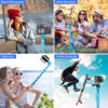 Picture of Sensyne 62" Phone Tripod & Selfie Stick, Extendable Cell Phone Tripod Stand with Wireless Remote and Phone Holder, Compatible with iPhone Android Phone, Camera (Blue)