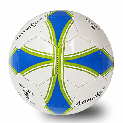 Picture of Aoneky Kids Soccer Ball Size 5 - Deflated Mini Sports Ball - Kids Toy for Boy Girl Aged 12+ Years Old, Children Present, Beach Family Game Ball - Small Soccerball for Toddler