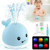 Picture of Gigilli Baby Bath Toys, Rechargeable Baby Toys Whale, Light Up Bath Toys, Sprinkler Bathtub Toys for Toddlers Infant Kids Boys Girls, Spray Water Bath Toy, Pool Bathroom Baby Toy