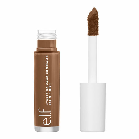 Picture of e.l.f., Hydrating Camo Concealer, Lightweight, Full Coverage, Long Lasting, Conceals, Corrects, Covers, Hydrates, Highlights, Rich Chocolate, Satin Finish, 25 Shades, All-Day Wear, 0.20 Fl Oz