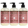 Picture of Mrs. Meyer's Hand Soap, Made with Essential Oils, Biodegradable Formula, Rosemary, 12.5 fl. oz - Pack of 3