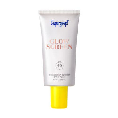 Picture of Supergoop! Glowscreen - SPF 40-1.7 fl oz - Glowy Primer + Broad Spectrum Sunscreen - Adds Instant Glow - Helps Filter Blue Light - Boosts Hydration with Hyaluronic Acid, Vitamin B5 & Niacinamide