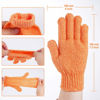 Picture of 16 pcs Exfoliating Shower Gloves,Double Sided Exfoliating Bath Gloves Deep Clean Dead Skin for Spa Massage Beauty Skin Shower Body Scrubber Bathing Accessories.