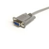 Picture of StarTech.com 6ft Straight Through Serial Cable - DB9 M/F (MXT100) Gray - M/F