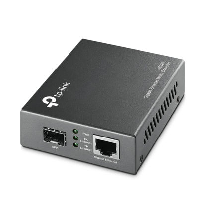 Picture of TP-Link MC220L | Gigabit SFP to RJ45 Fiber Media Converter | Fiber to Ethernet Converter | Plug and Play | Durable Metal Casing | Versatile Compatibility | Auto-Negotiation | UL Certified